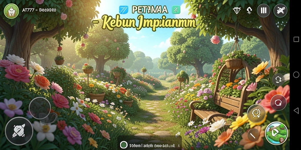 Gameplay seru dalam mengelola kebun dan merawat hewan ternak.