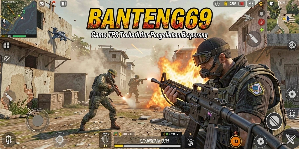Tampilan gameplay menegangkan dari BANTENG69 yang seru.