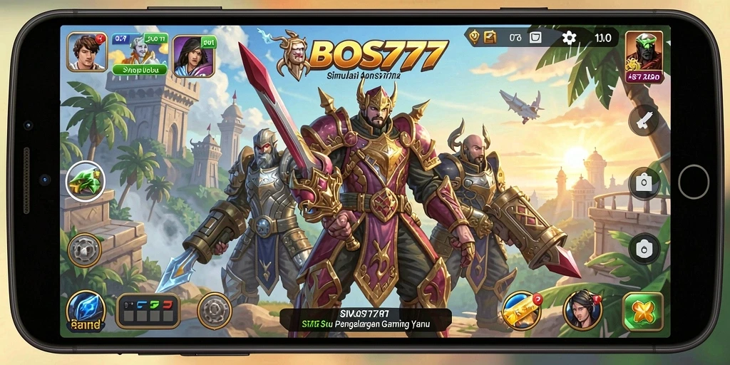 Tampilan gameplay <strong>BOS777</strong> yang menakjubkan dan penuh tantangan.