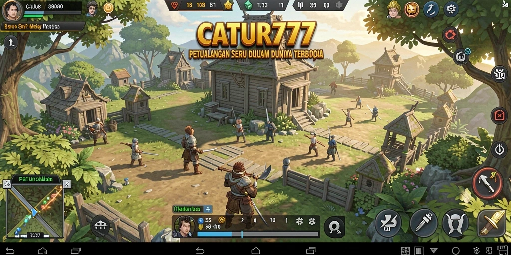 Tampilkan gameplay seru dari dunia terbuka CATUR777.