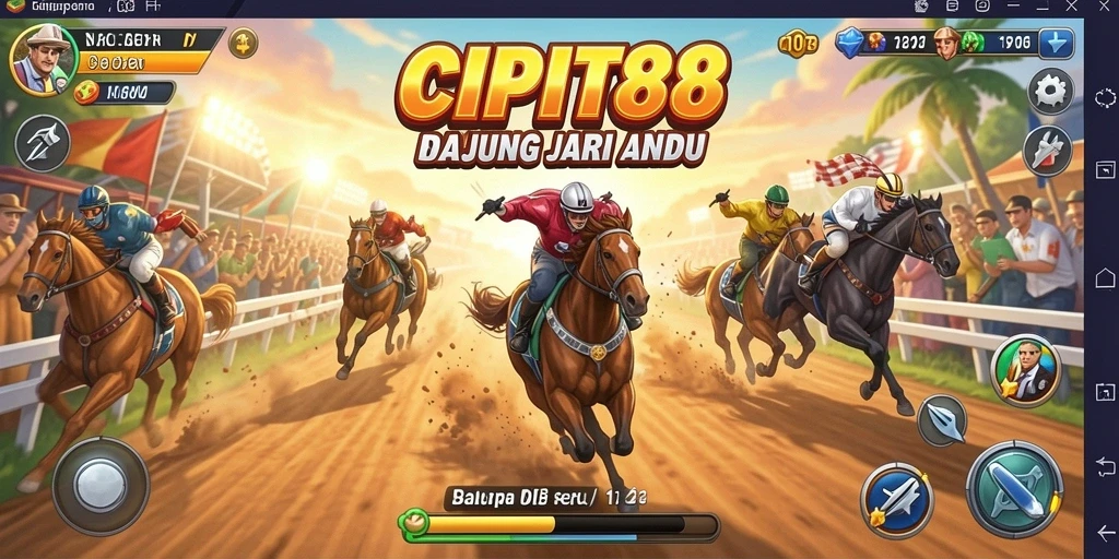 Tampilan gameplay Racing yang menarik dan seru di CIPIT88.