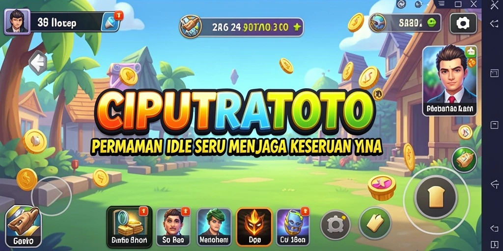Tampilan gameplay seru dari CIPUTRATOTO dalam mode Idle.