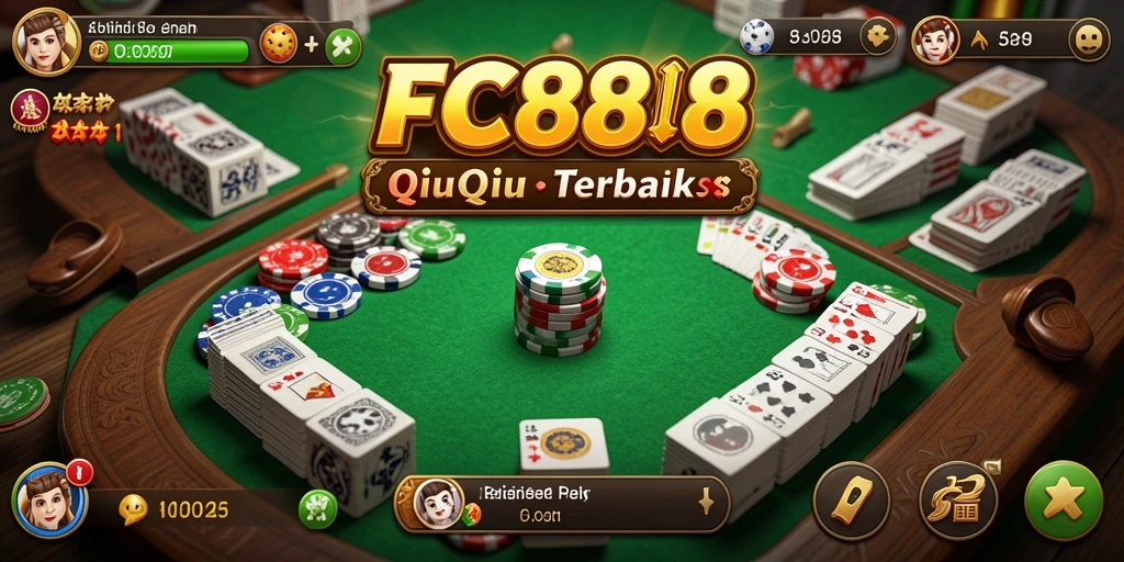 Tampilan screenshot utama FC888 menampilkan gameplay seru QiuQiu.