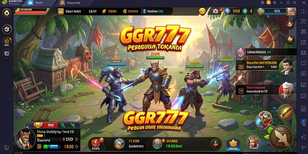 Tampilan interface GGR777 yang intuitif dan efektif.