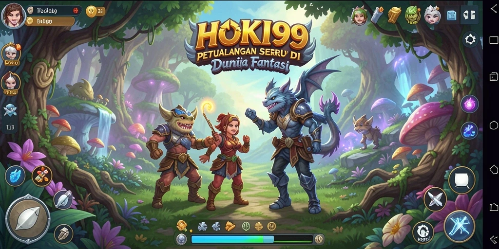 Tampilan gameplay HOKI99 yang seru dan penuh petualangan.