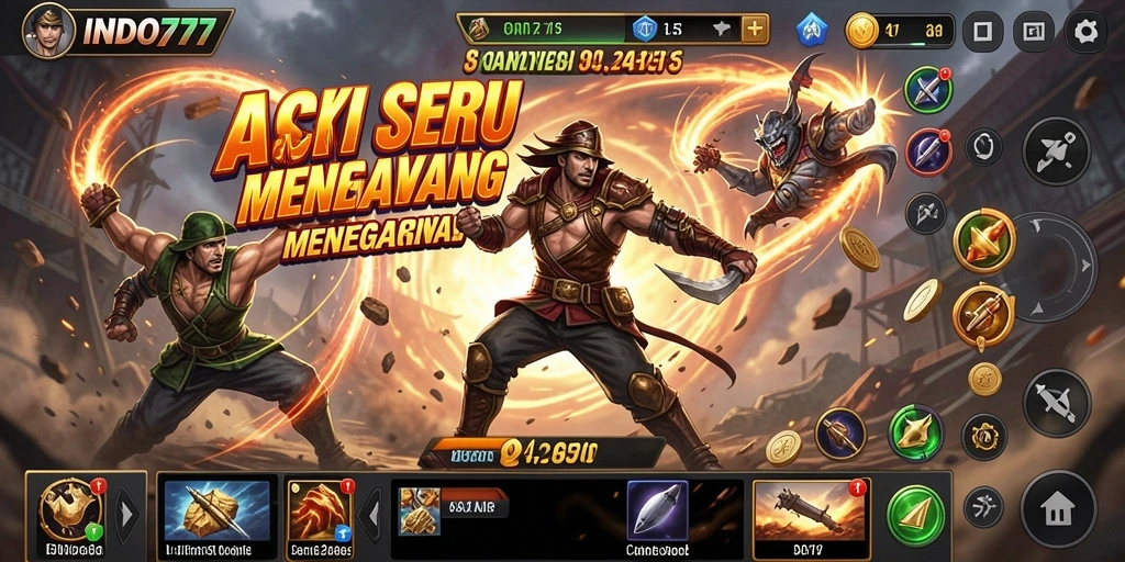 Tangkapan layar gameplay aksi menarik di INDO777.