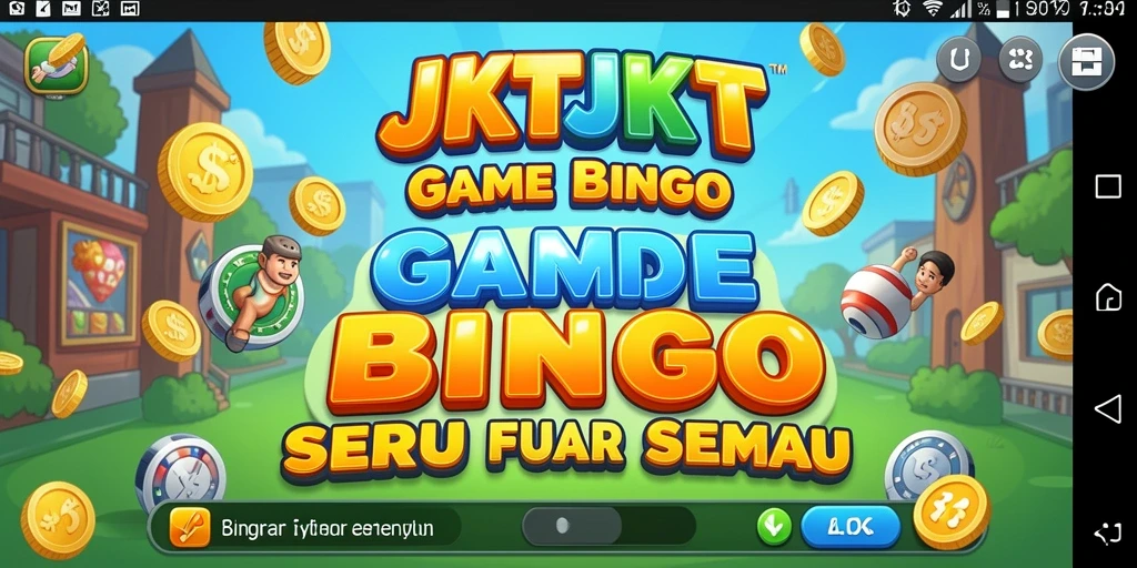 Gameplay Bingo yang seru di JKTJKT dengan fitur menarik.