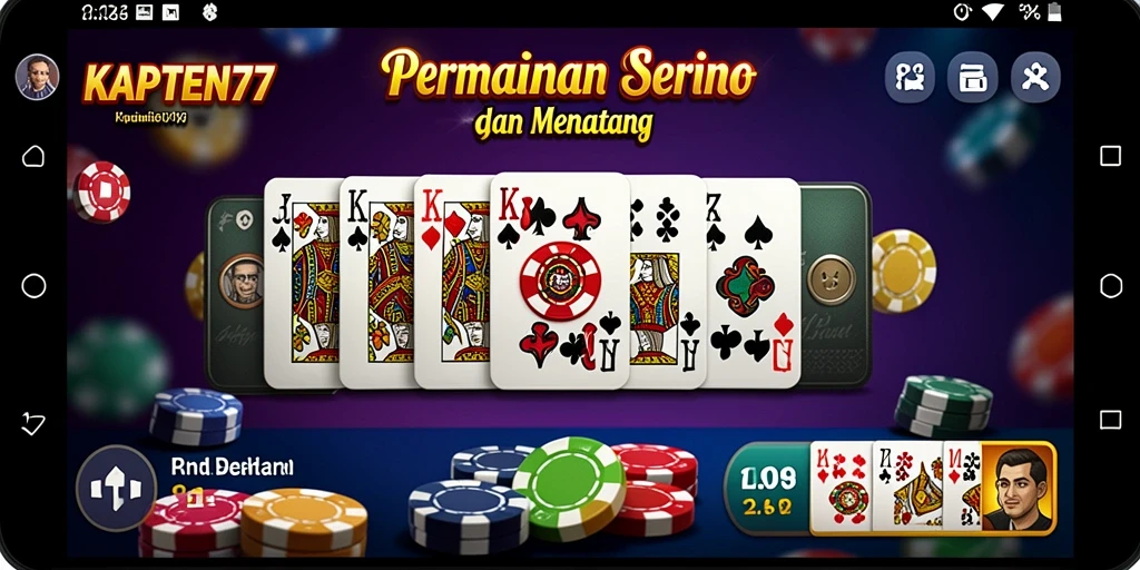 Tampilan gameplay seru dalam KAPTEN77 yang penuh tantangan.