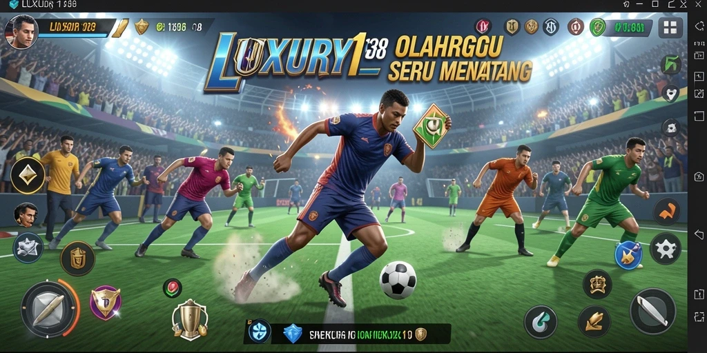 Tampilan gameplay seru LUXURY138 dengan aksi olahraga yang menegangkan.
