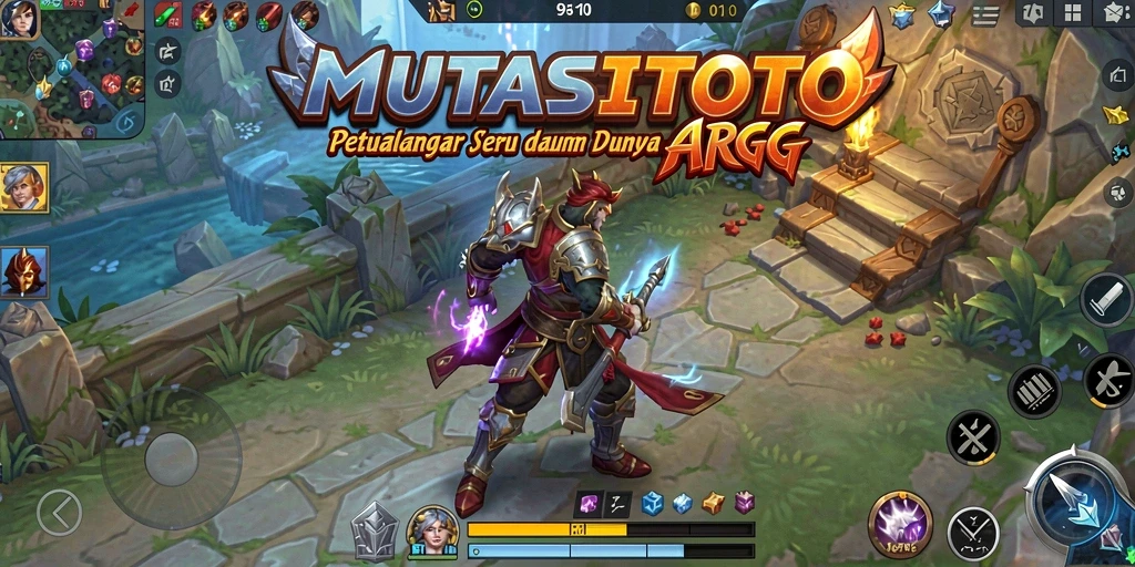 Tampilan seru gameplay di MUTASITOTO dengan pertarungan ARPG yang mendebarkan.