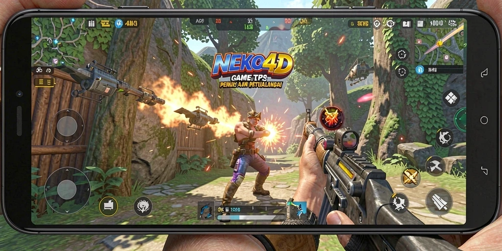 Gameplay seru NEKO4D dalam aksi menembak yang menegangkan.
