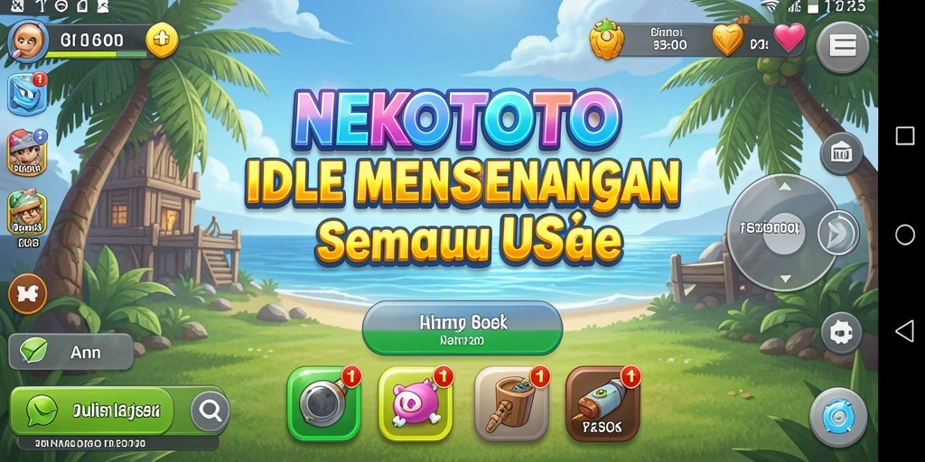 Tampilan menarik dari gameplay NEKOTOTO yang menyenangkan.