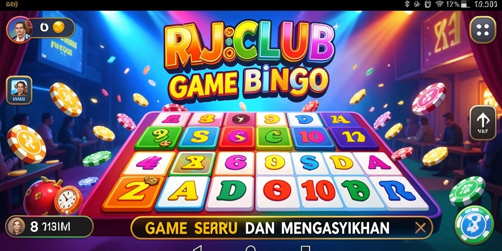 Screenshot RAJACLUB menampilkan gameplay Bingo yang menarik.