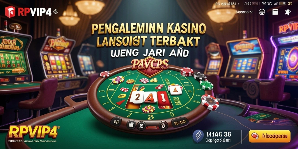 Tampilan menarik dari permainan Live Casino di RPVIP4.
