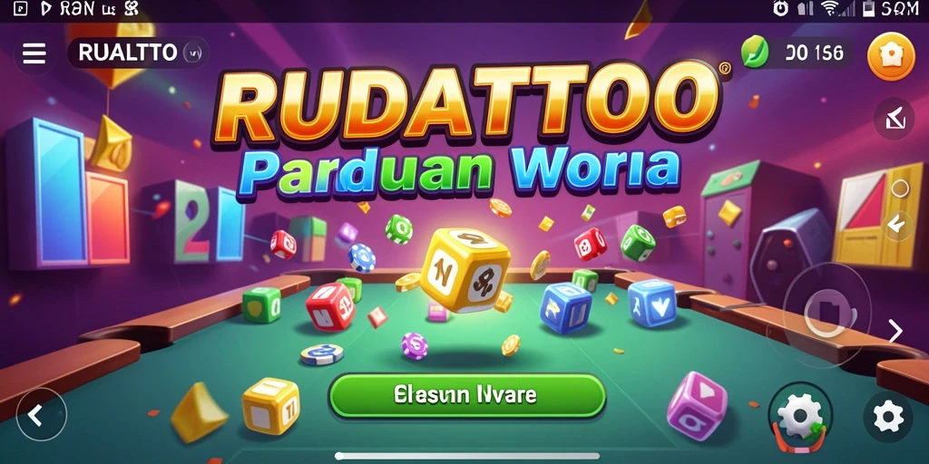 Tampilan seru dari gameplay RUDALTOTO yang menantang.