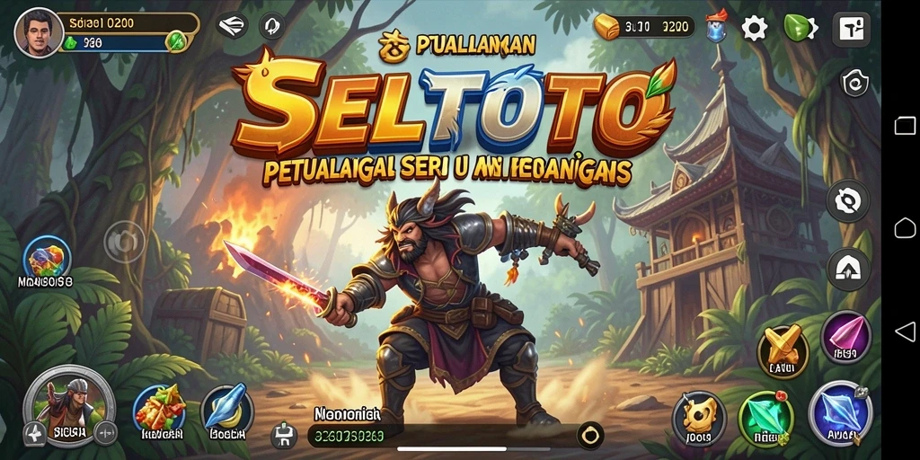 Tampilan menarik dari gameplay Adventure SELTOTO.