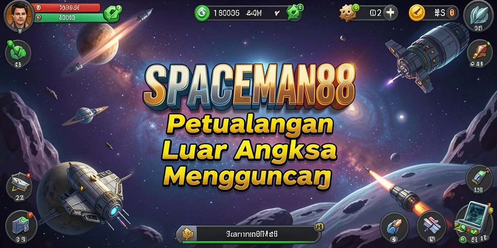 Tampilan gameplay SPACEMAN88 yang menggetarkan.