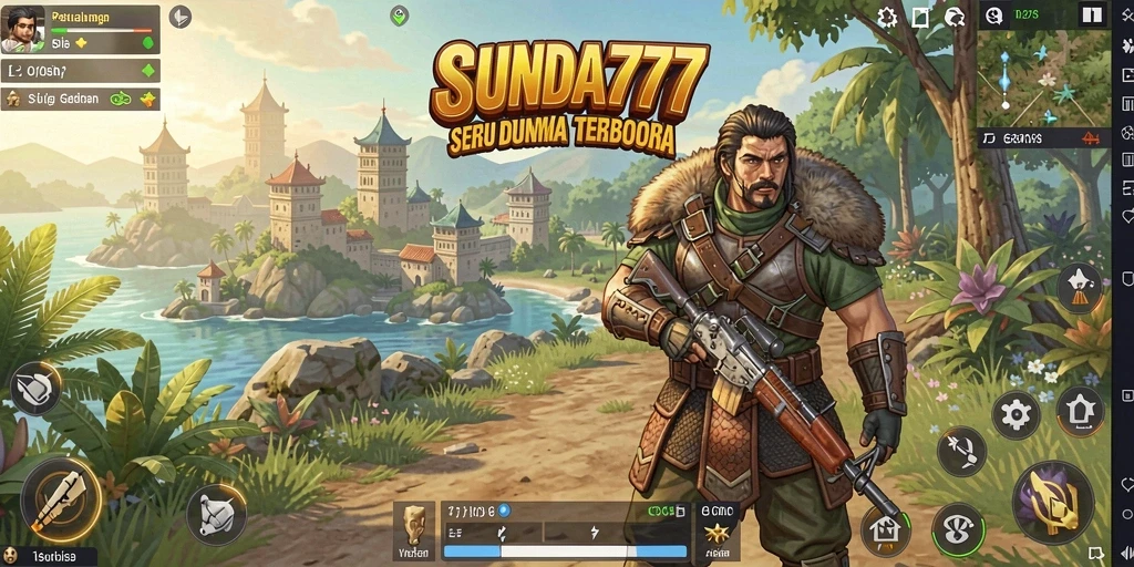 Tampilan gameplay SUNDA777 yang menakjubkan dalam dunia terbuka.