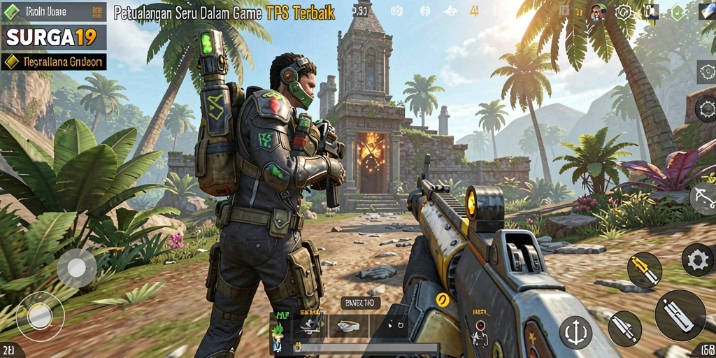 Tampilan gameplay SURGA19 yang intens dan menarik.