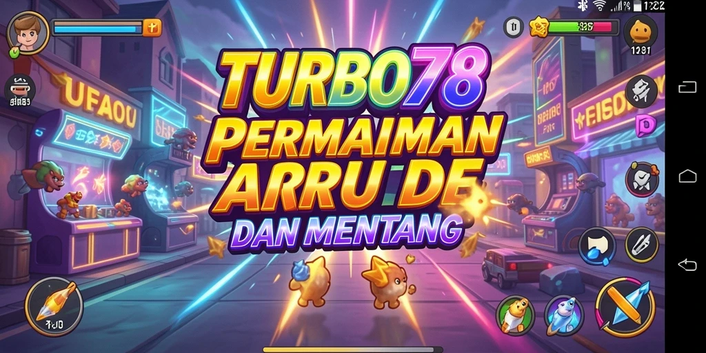 Tampilan gameplay TURBO78 yang penuh aksi dan seru.