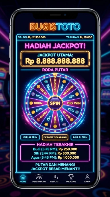 Tampilan halaman utama bugistoto yang menarik dan informatif.